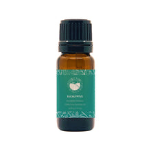 Load image into Gallery viewer, Essence Planet Eucalyptus Essential Oil 10 mL 0.33 fl in a brown amber glass bottle with euro dropper