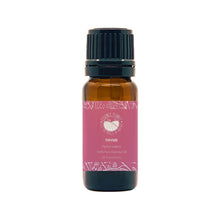 Load image into Gallery viewer, Essence Planet Thyme Essential Oil 10 mL 0.33 fl in a brown amber glass bottle with euro dropper